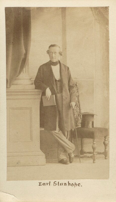 Philip stanhope, 5th earl stanhope npg ax30354