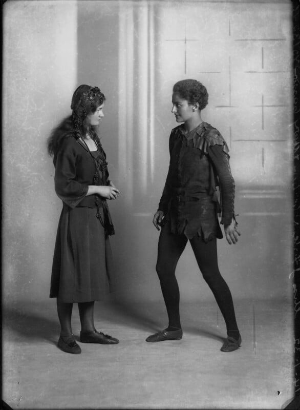 Mary casson as wendy; jean forbes robertson as peter pan in 'peter pan' npg x30724