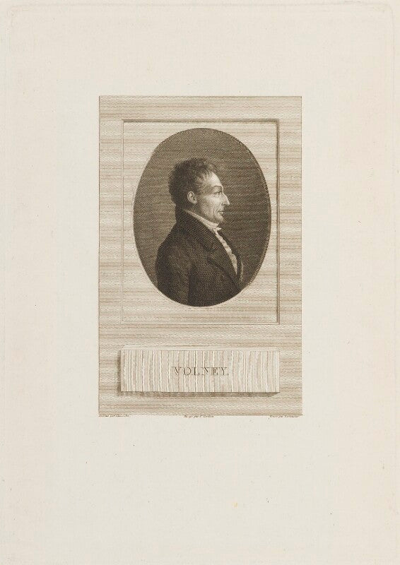 Constantin françois chasseboeuf, comte de volney npg d15716