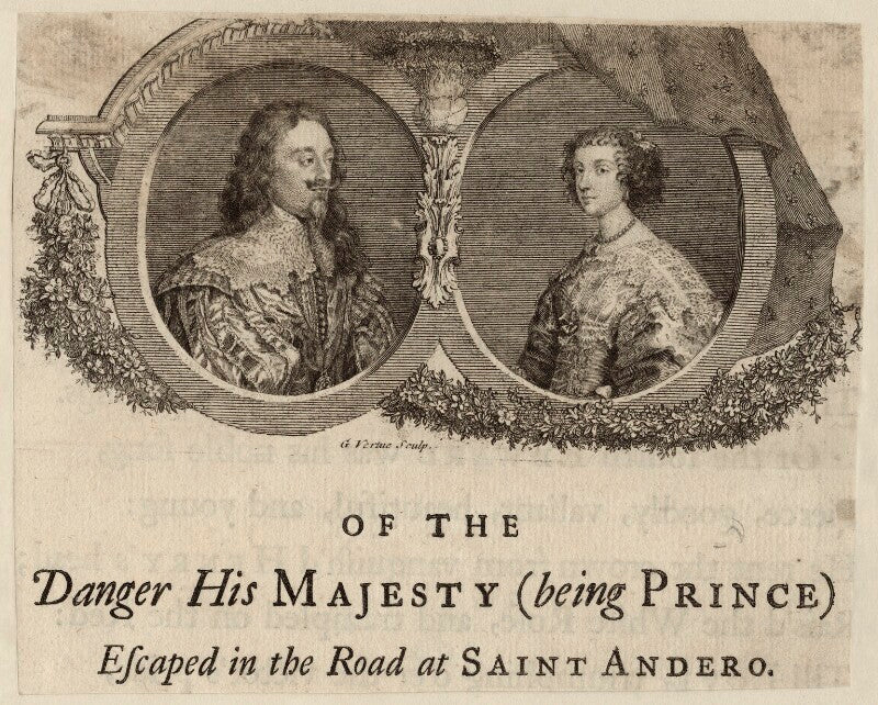 King charles i and henrietta maria npg d26445