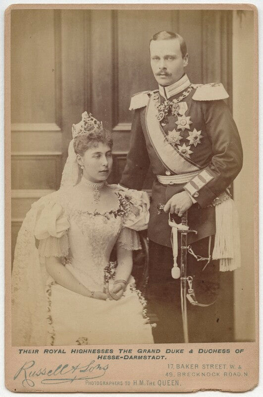 Victoria melita, grand duchess of russia; ernest ludwig, grand duke of hesse and by rhine npg x87007