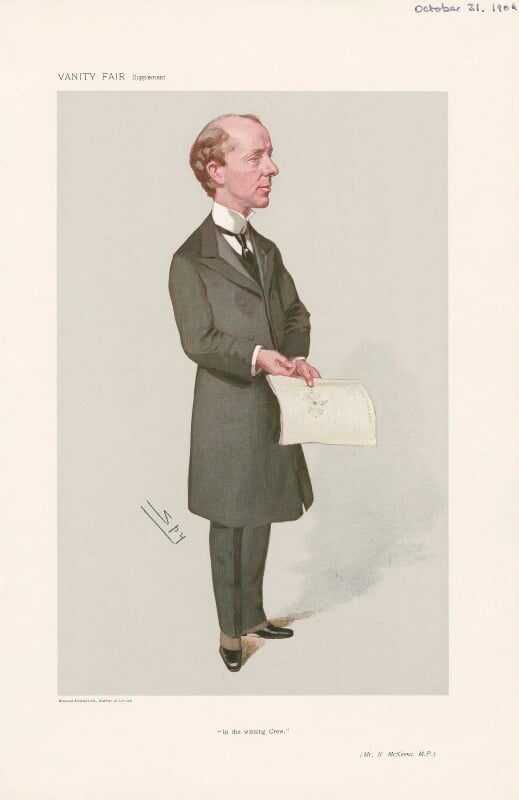 Reginald mckenna ('men of the day. no. 1038. "in the winning crew."') npg d45352