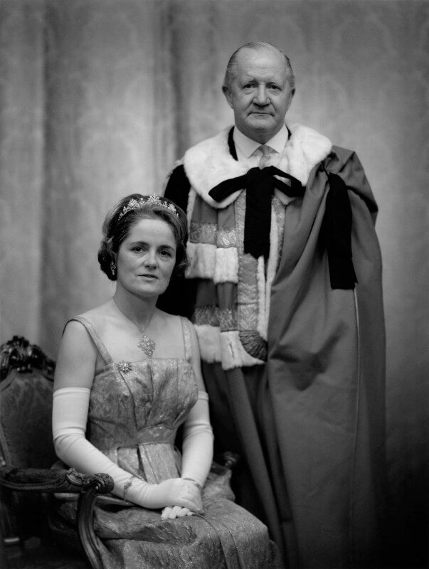 Rachel cecilia (née bingham), lady alport; cuthbert james mccall ('cub') alport, baron alport npg x172164