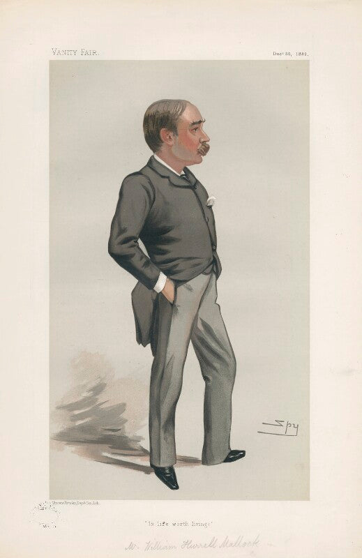 William hurrell mallock ('men of the day. no. 270.') npg d44101