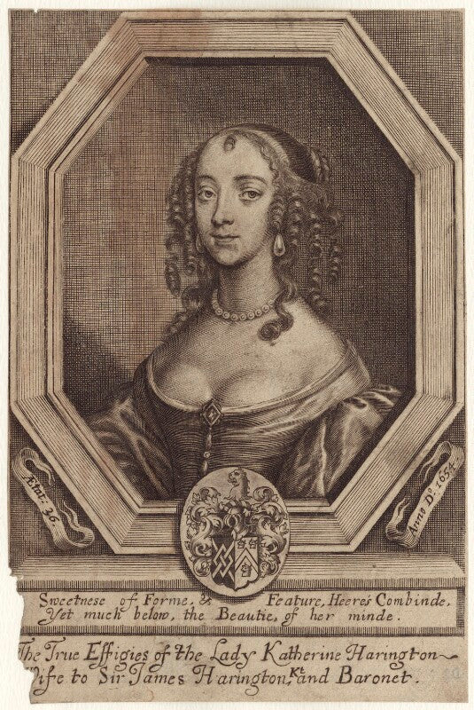 Lady catherine harrington (née wright) npg d29196