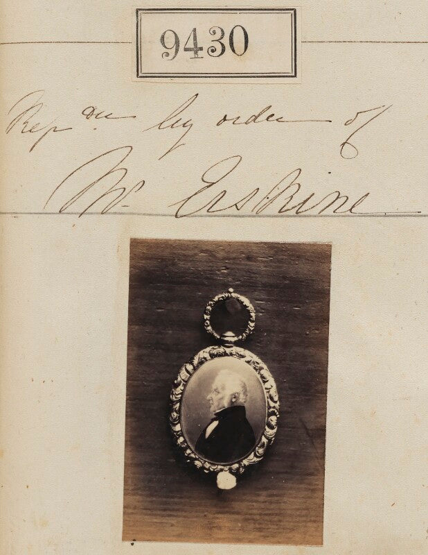 'reproduction by order of mr erskine' npg ax59237