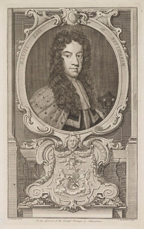 Daniel finch, 2nd earl of nottingham and 7th earl of winchilsea npg d39332