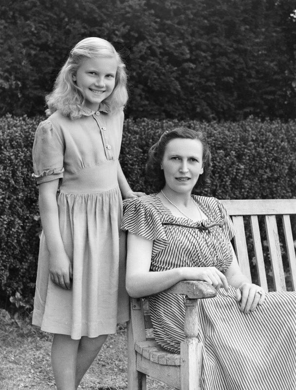 Fleur horley (née champion de crespigny); barbara helen gallop (née dobb), lady champion de crespigny npg x78435