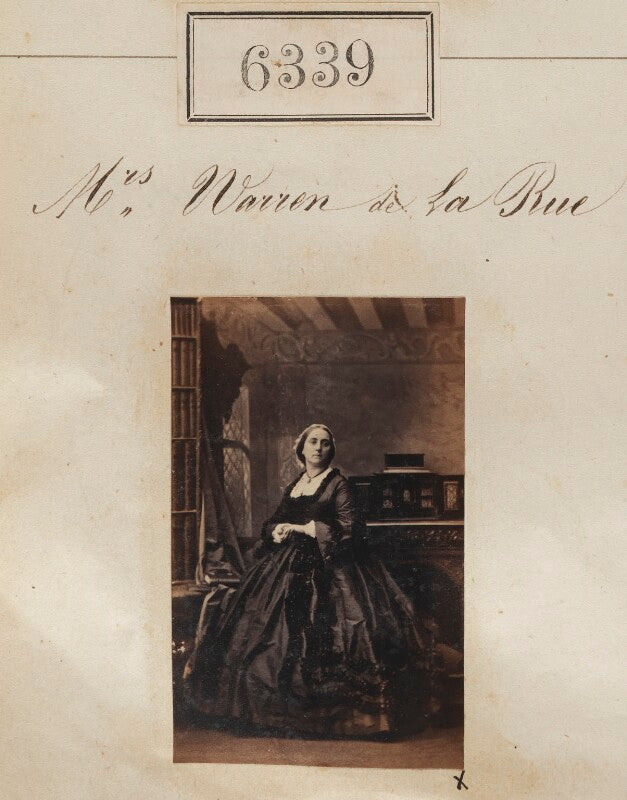 Georgiana de la rue (née bowles) npg ax56284