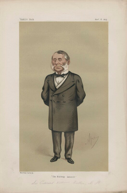 Sir edward william watkin, 1st bt ('statesmen. no. 216. "the railway interest."') npg d43717