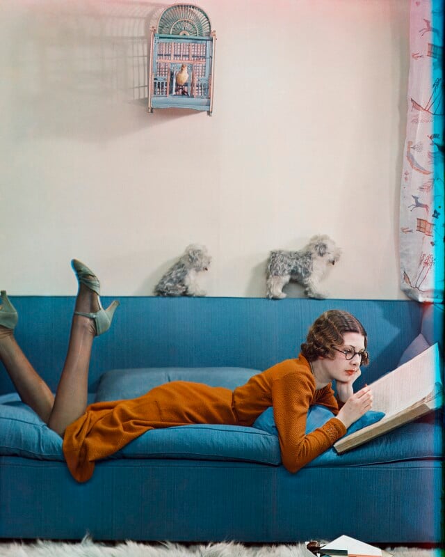 A day in the life of a debutante: an hour's serious reading (betty cowell) npg x222140