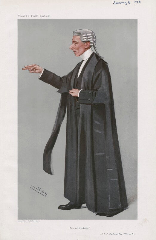 John frederick peel rawlinson ('men of the day. no. 1100. "eton and cambridge."') npg d45414