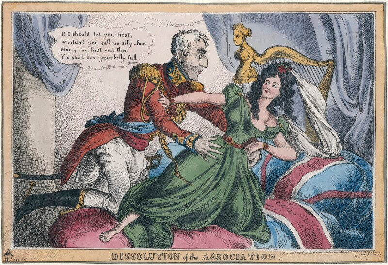 'dissolution of the association' (arthur wellesley, 1st duke of wellington'; erin) npg d48731