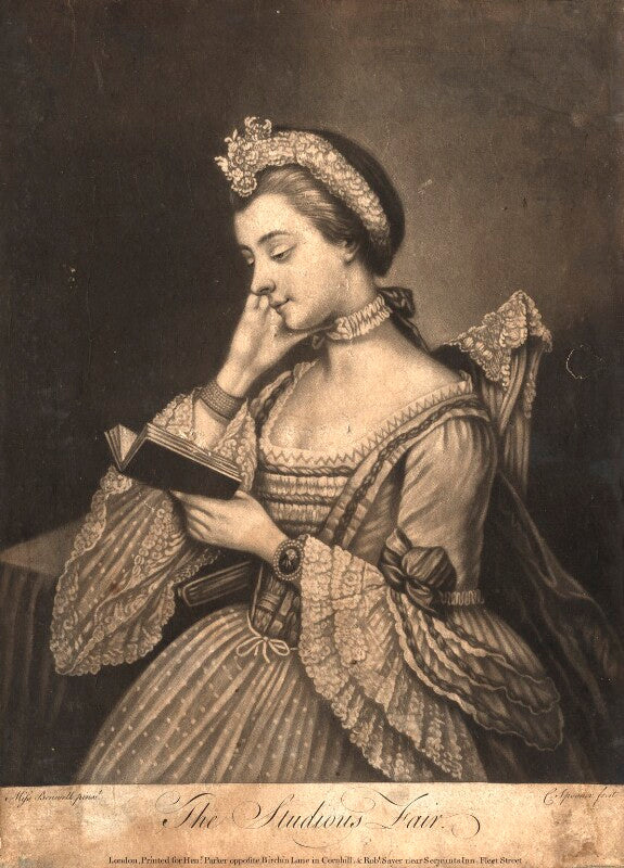 The studious fair (possibly charlotte of mecklenburg strelitz) npg d9113