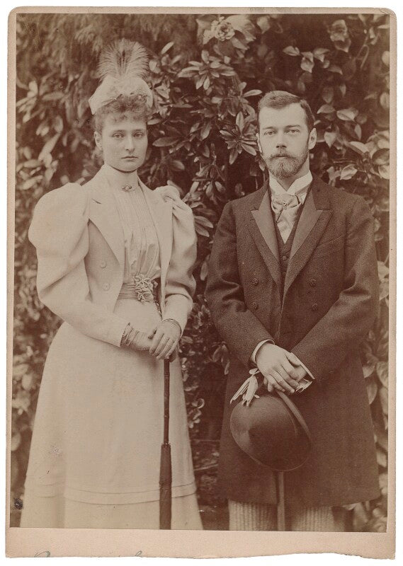 Alexandra, empress of russia (née princess alix of hesse and by rhine); nicholas ii, emperor of russia npg x8743