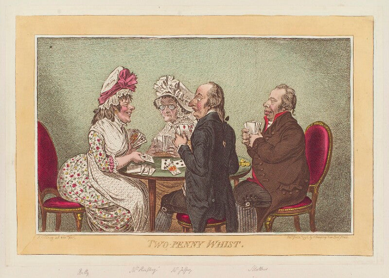 'two penny whist' npg d12554