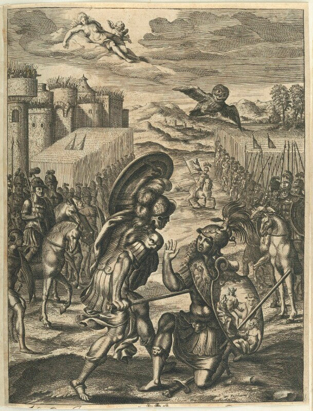 Aeneas killing turnus npg d22987