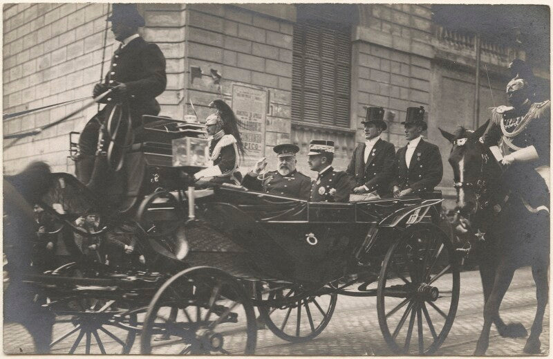 Group including king edward vii and victor emmanuel iii, king of italy npg x196904