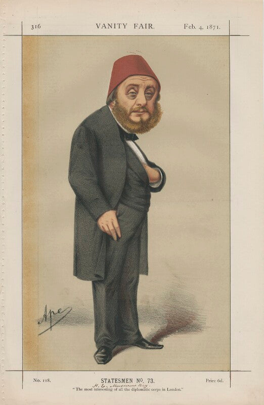 Constantine ('costaki') musurus pasha (statesmen no. 73.') npg d43469
