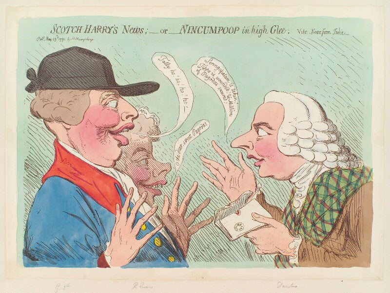 'scotch harry's news; or nincumpoop in high glee' npg d12455
