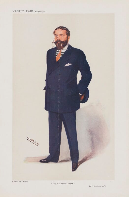Sir robert paterson houston, 1st bt ('our celebrities. "the britisher's friend."') npg d45613