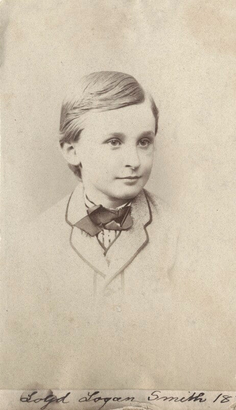 (lloyd) logan pearsall smith npg ax160532