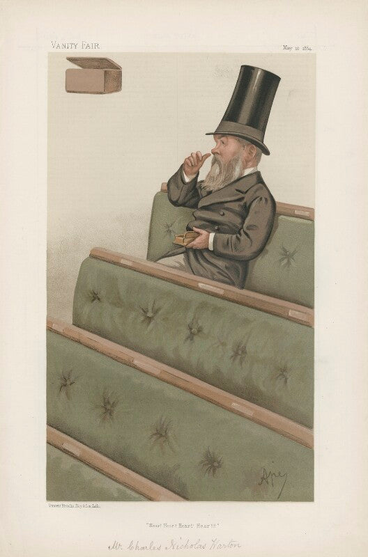 Charles nicholas warton ('statesmen. no. 444.') npg d44173