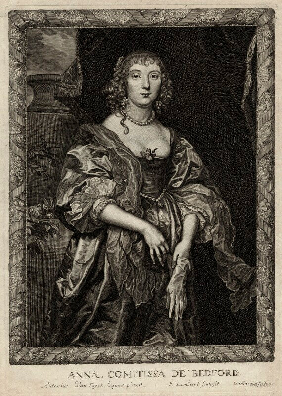 Anne russell (née carr), countess of bedford npg d28404