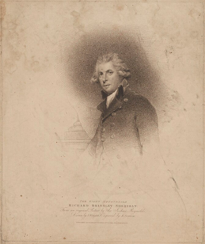 Richard brinsley sheridan npg d40699