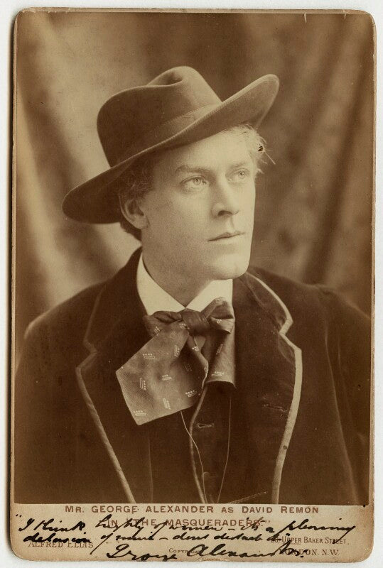 Sir george alexander (george samson) as david remon in 'the masqueraders' npg x31825