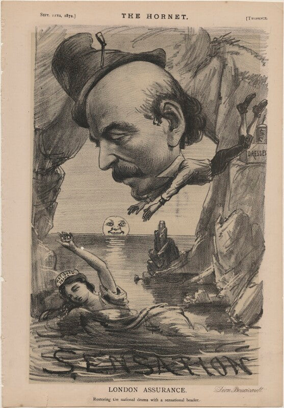 Dion boucicault (dionysius lardner boursiquot) ('london assurance') npg d48305