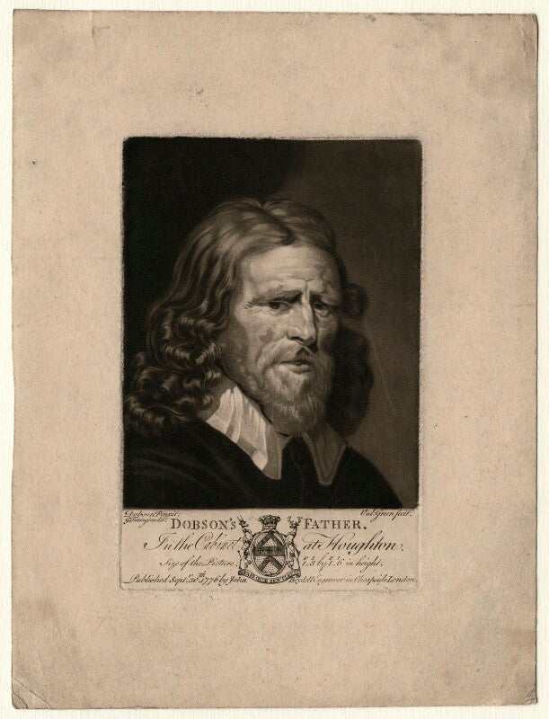 Abraham van der doort (inscribed 'dobson's father') npg d1644