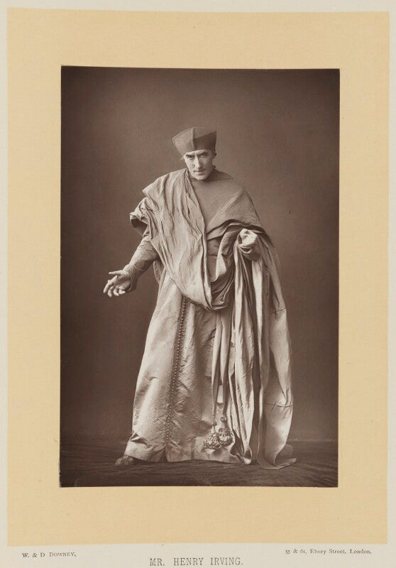 Sir henry irving as cardinal wolsey in 'henry viii' npg ax16147