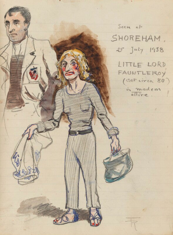 'little lord fauntleroy' (two unknown actors) npg d43244