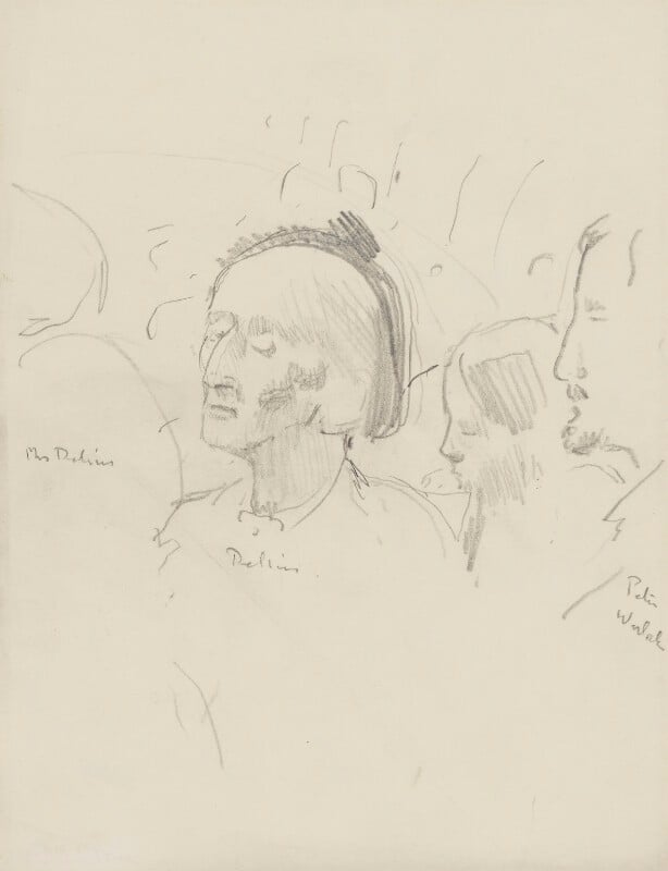 Group including frederick delius and philip arnold heseltine npg 4975(8)