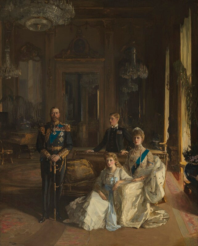 The royal family at buckingham palace, 1913 npg 1745
