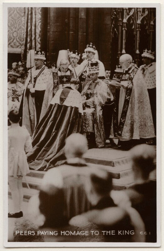 'peers paying homage to the king' npg x193007