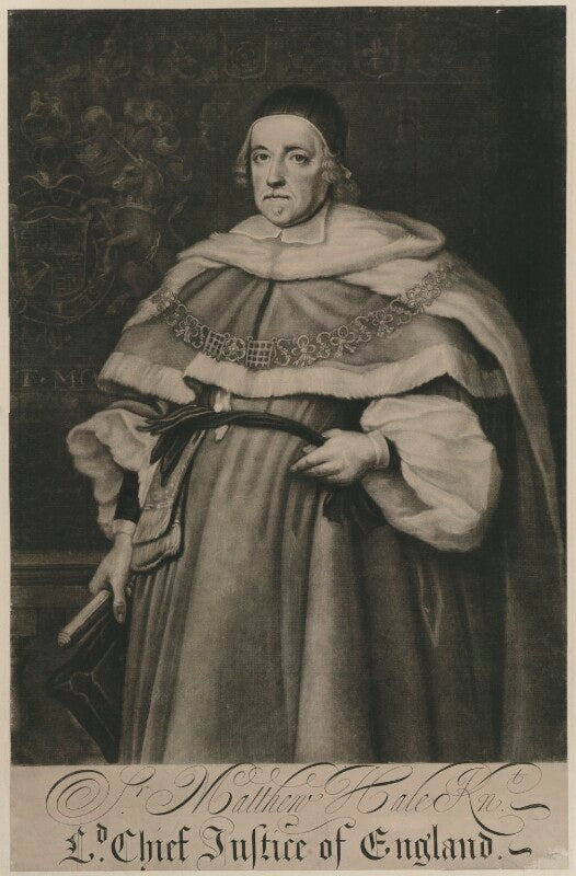 Sir matthew hale npg d35113