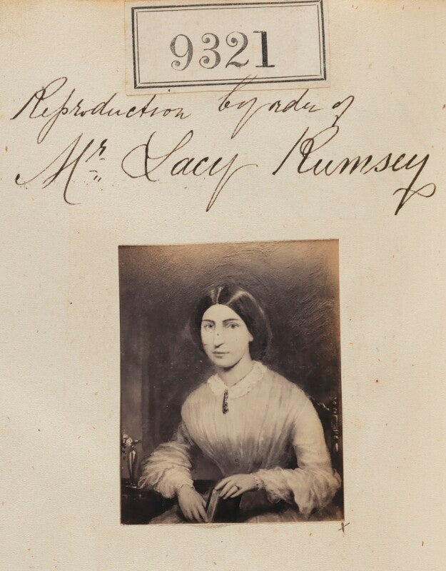 'reproduction by order of mr lacy rumsey' npg ax59134