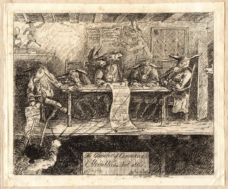 Charles james fox ('the chamber of commerce or l'assemblée des not ables anglois') npg d12241