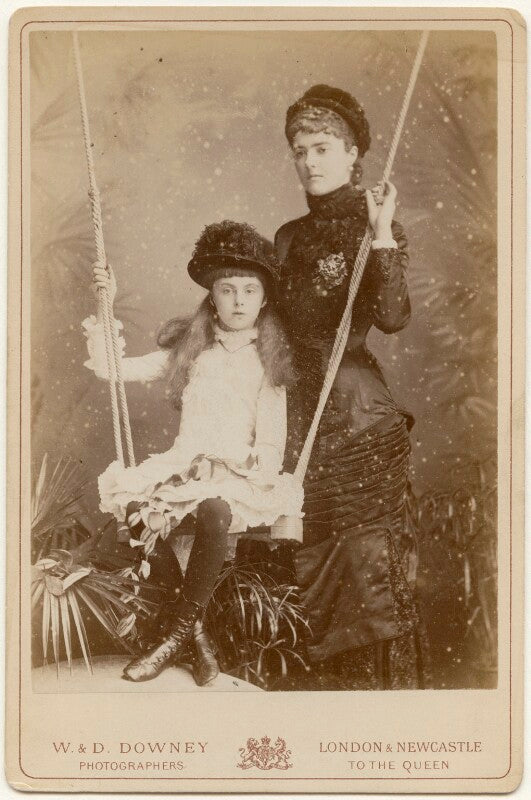 Edith amelia (née ward), lady wolverton; georgina elizabeth ward (née moncreiffe), countess of dudley npg x197296