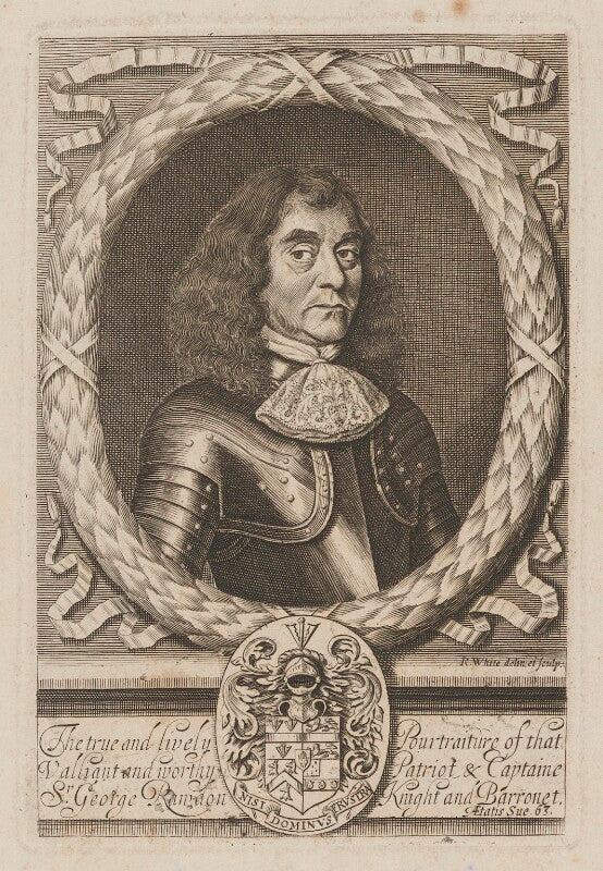 Sir george rawdon, 1st bt npg d39215