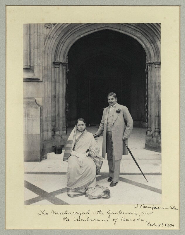 Chimnabai ii, maharani of baroda; sir sayaji rao iii, maharaja of baroda npg x36467