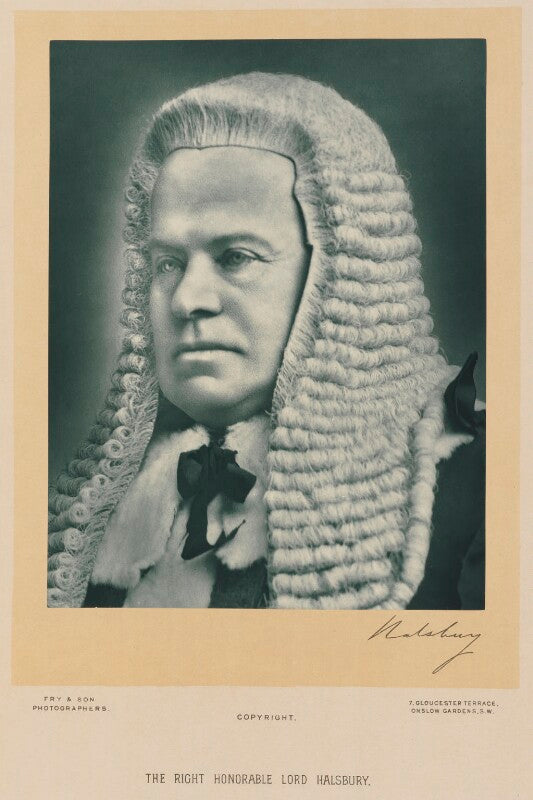 Hardinge stanley giffard, 1st earl of halsbury npg ax15939