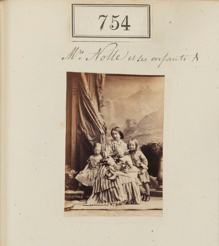 Mrs noble (nolle) with her children npg ax50381