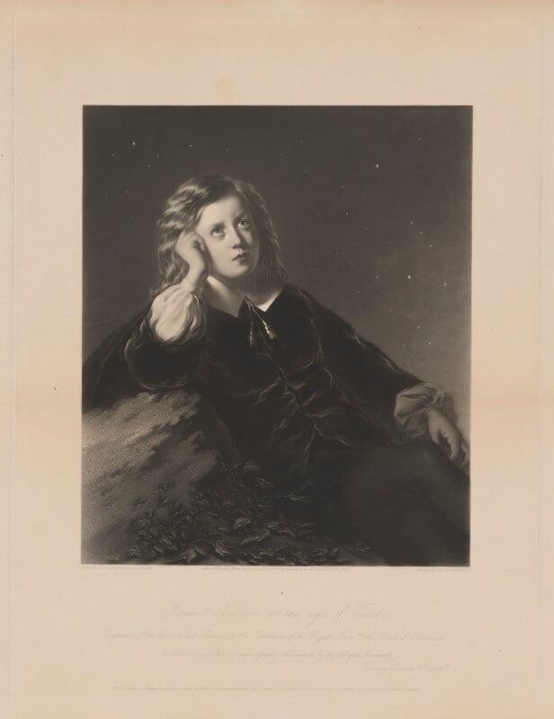 Imaginary portrait of sir isaac newton as a child npg d38747