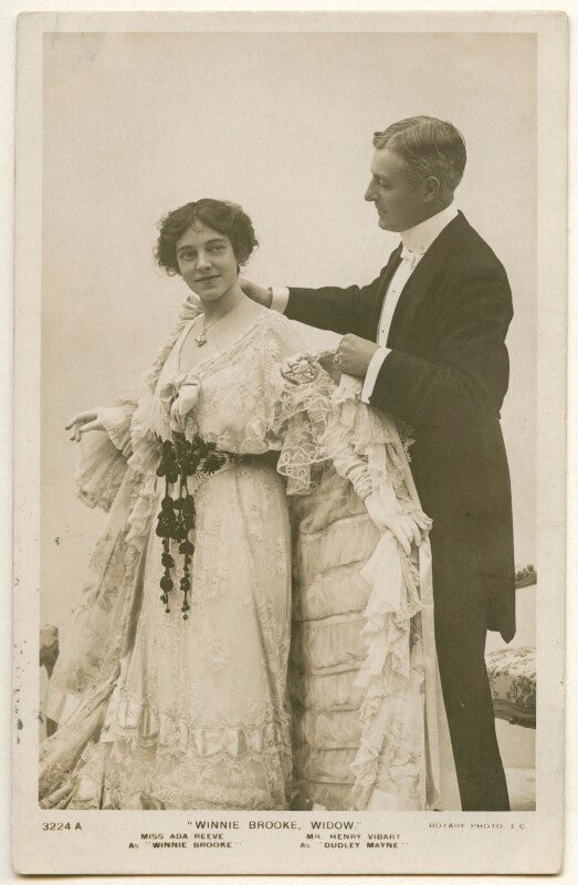 Ada reeve as winnie brooke and henry vibart as dudley mayne in 'winnie brooke, widow' npg ax160447
