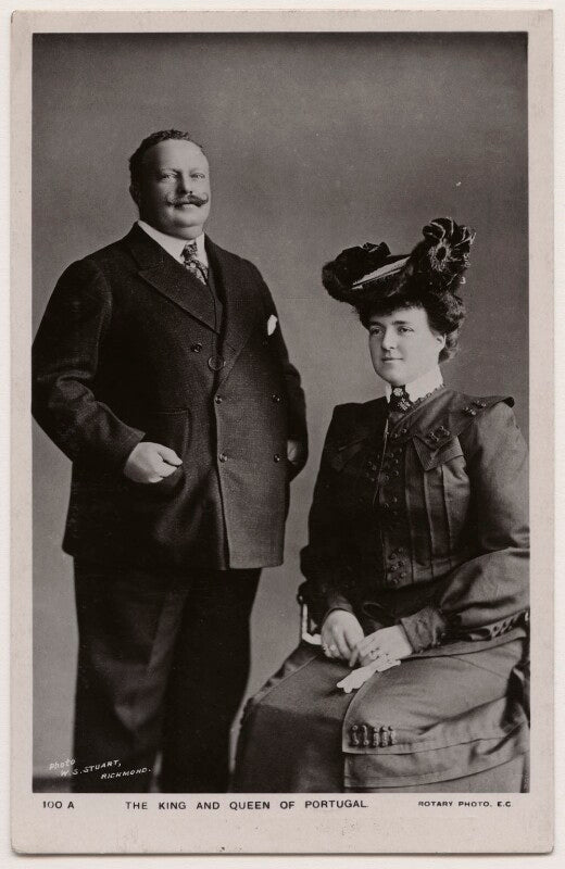 King carlos i of portugal; amélie of orléans npg x74344