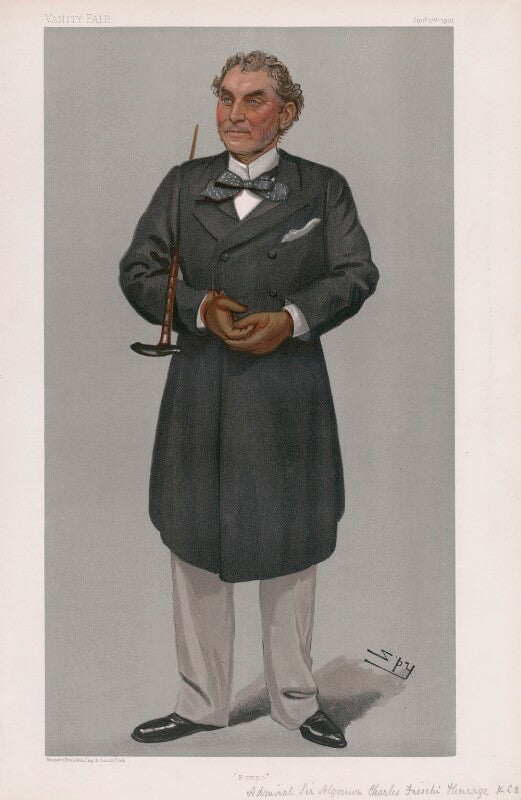 Sir algernon charles fieschi heneage ('men of the day. no. 799. "pompo."') npg d45048