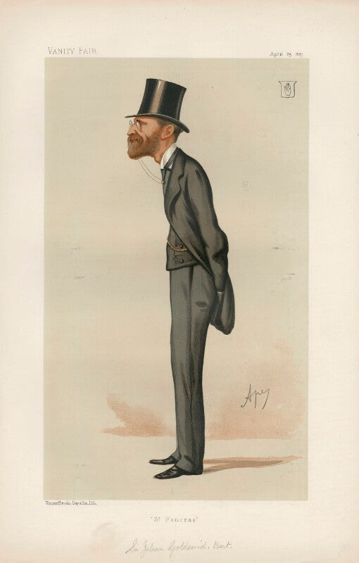 Sir julian goldsmid, 3rd bt ('statesmen. no. 519.') npg d44329